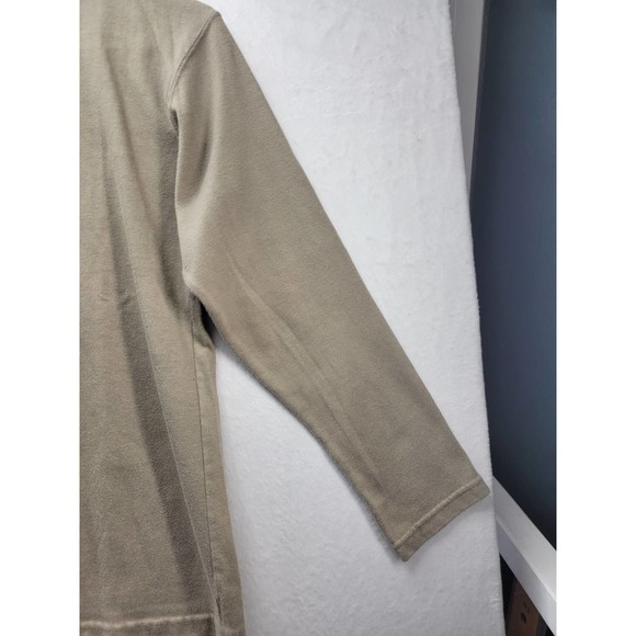 Banana Republic Brown Khaki long sleeve women's crewneck T, Size S - Picture 5 of 7